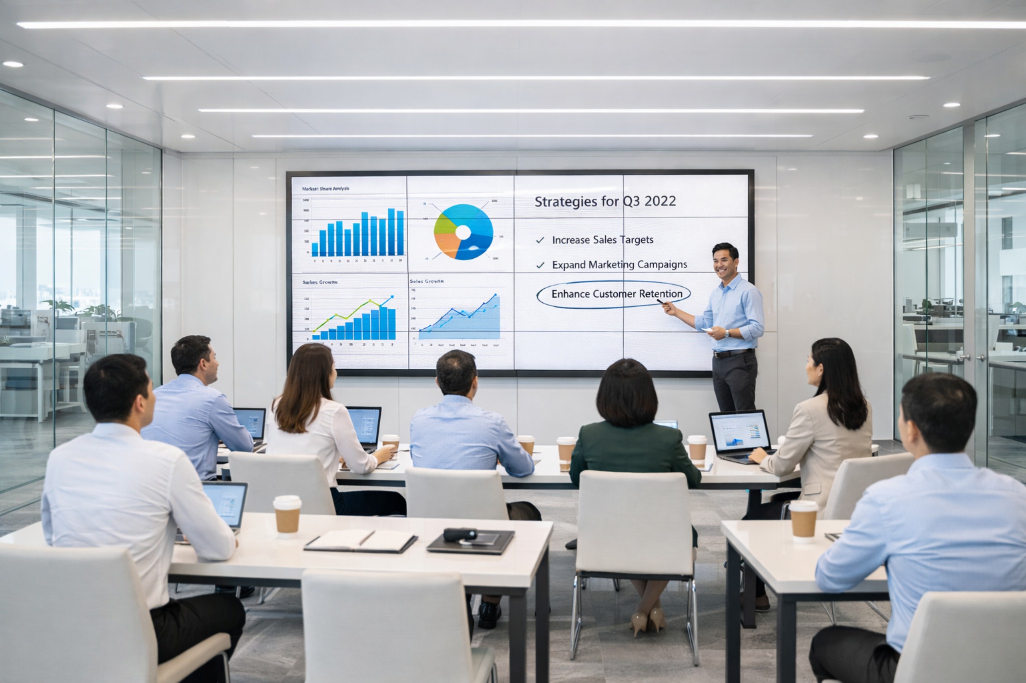 Training Room Videowall in Singapore for interactive collaboration